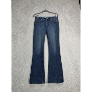 Paige Jeans Women 26 Blue Skyline Boot Denim Pants Casual Pockets Preppy Ladies